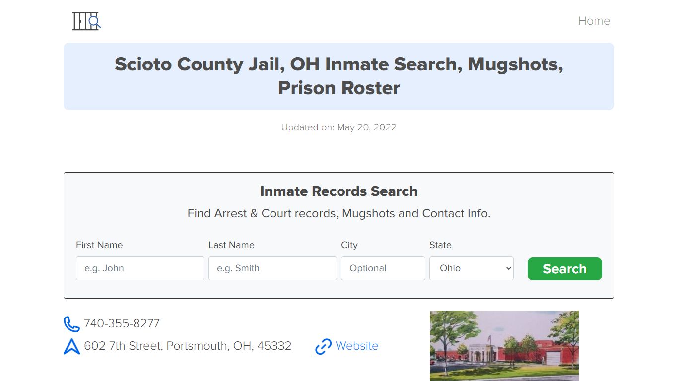 Scioto County Jail, OH Inmate Search, Mugshots, Prison Roster